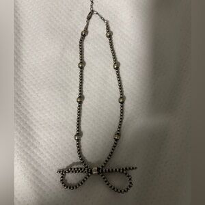 Navajo pearl bow necklace